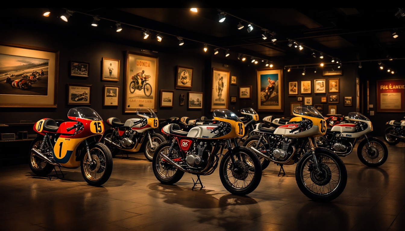 découvrez l'univers fascinant des motos de compétition à chevilly. explorez notre exposition unique, où passion et performance se rencontrent, et laissez-vous émerveiller par des modèles emblématiques qui ont marqué l'histoire des courses.