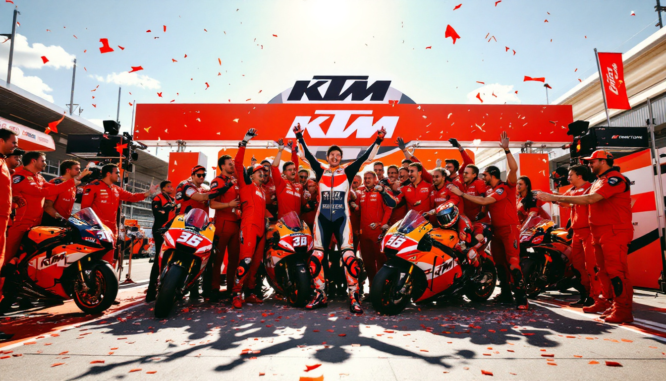 découvrez comment gottfried neumeister, figure emblématique de ktm, met en lumière l'importance essentielle du motogp pour la marque. dans cet article, il plaide également pour un soutien financier accru de la part des banques afin de renforcer l'avenir du sport motocycliste.