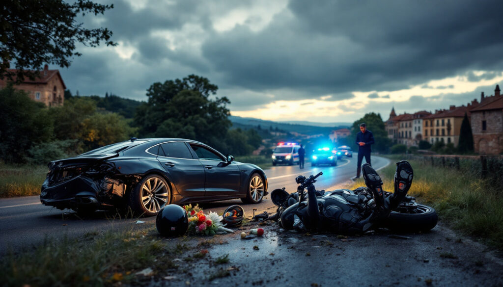 découvrez les détails tragiques de la collision survenue près de toulouse, impliquant une voiture et une moto, qui a malheureusement coûté la vie à un des conducteurs. un drame qui soulève des questions sur la sécurité routière.